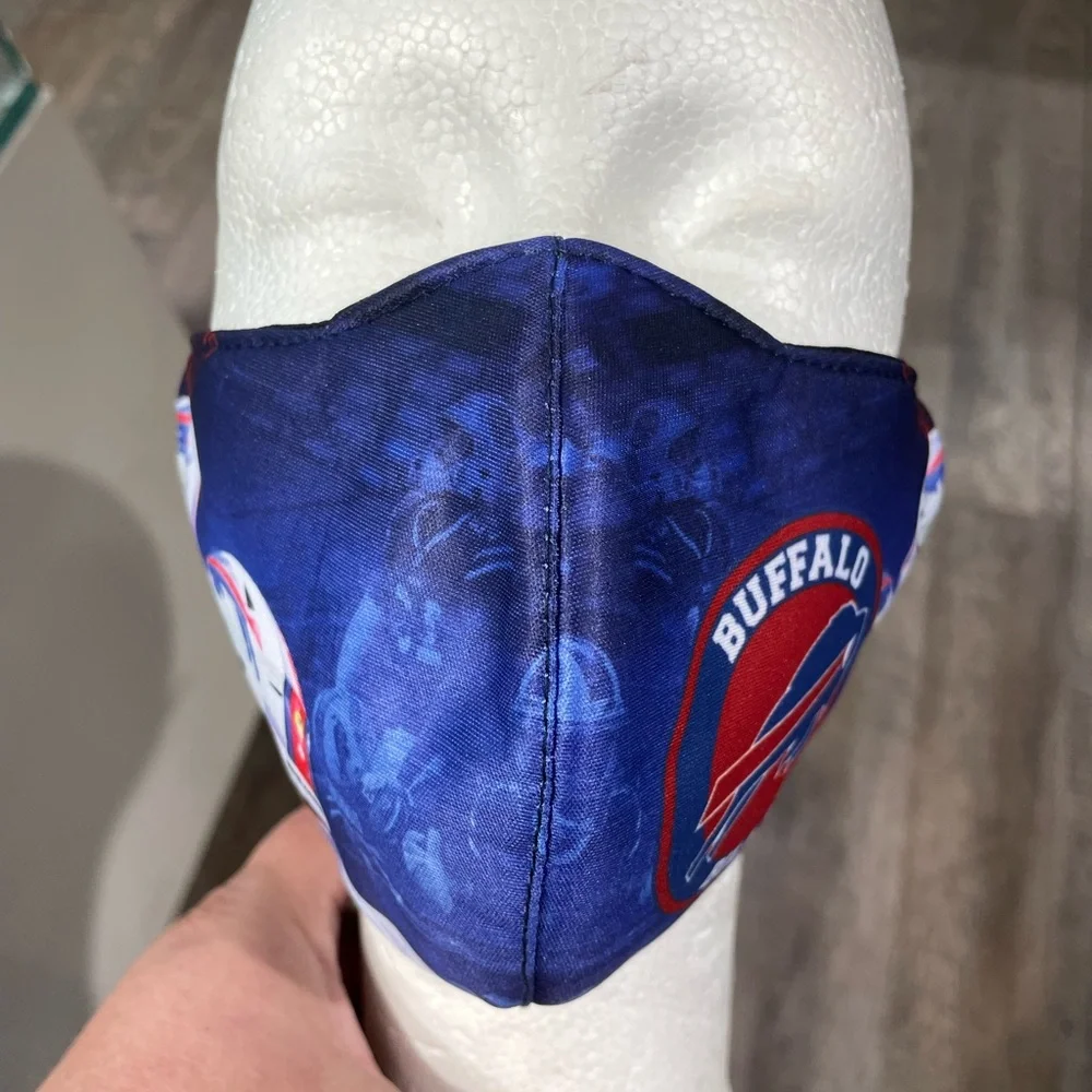 Buffalo Bills NFL football logo Blue Color Face Mask ~ one size fits all